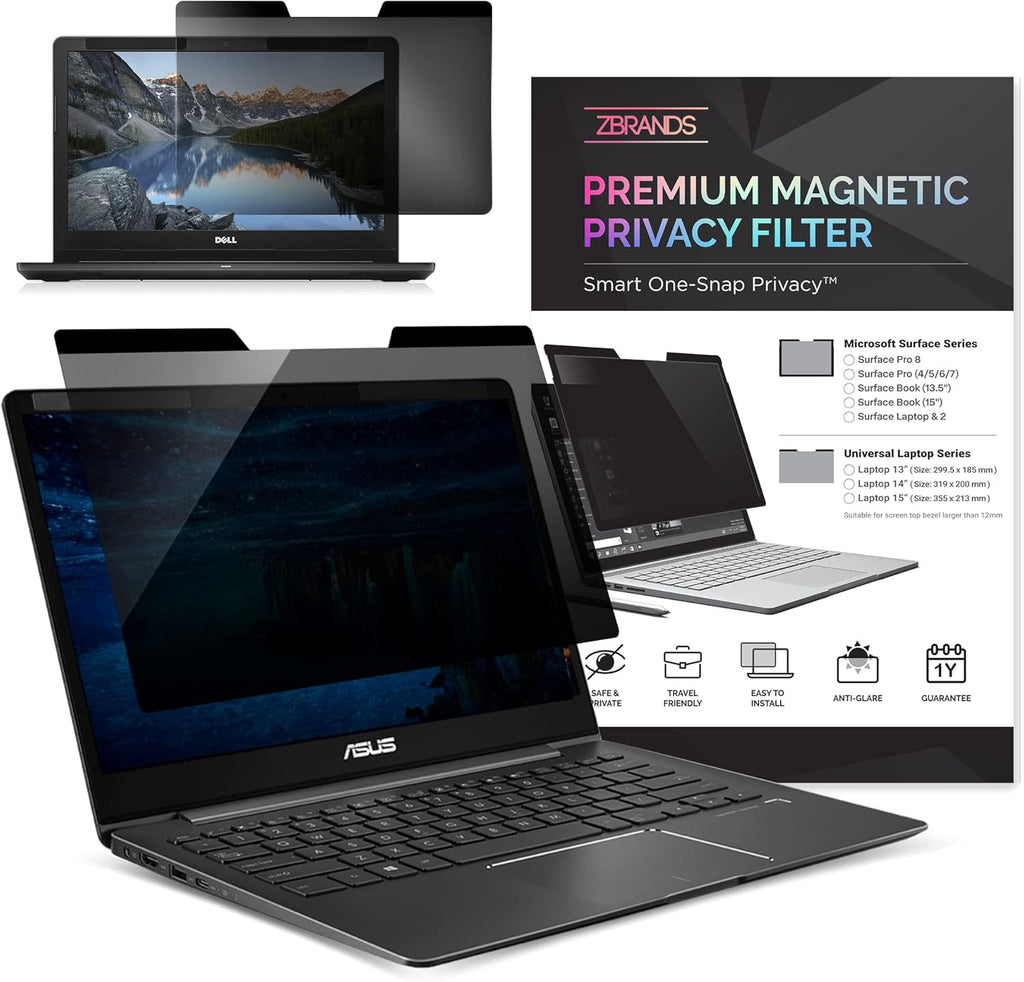 Magnetic Privacy Screen Anti-Glare Filter Pack of 2 I757