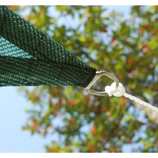 Green Rectangle Outdoor Sun Shade Sail Canopy I78232