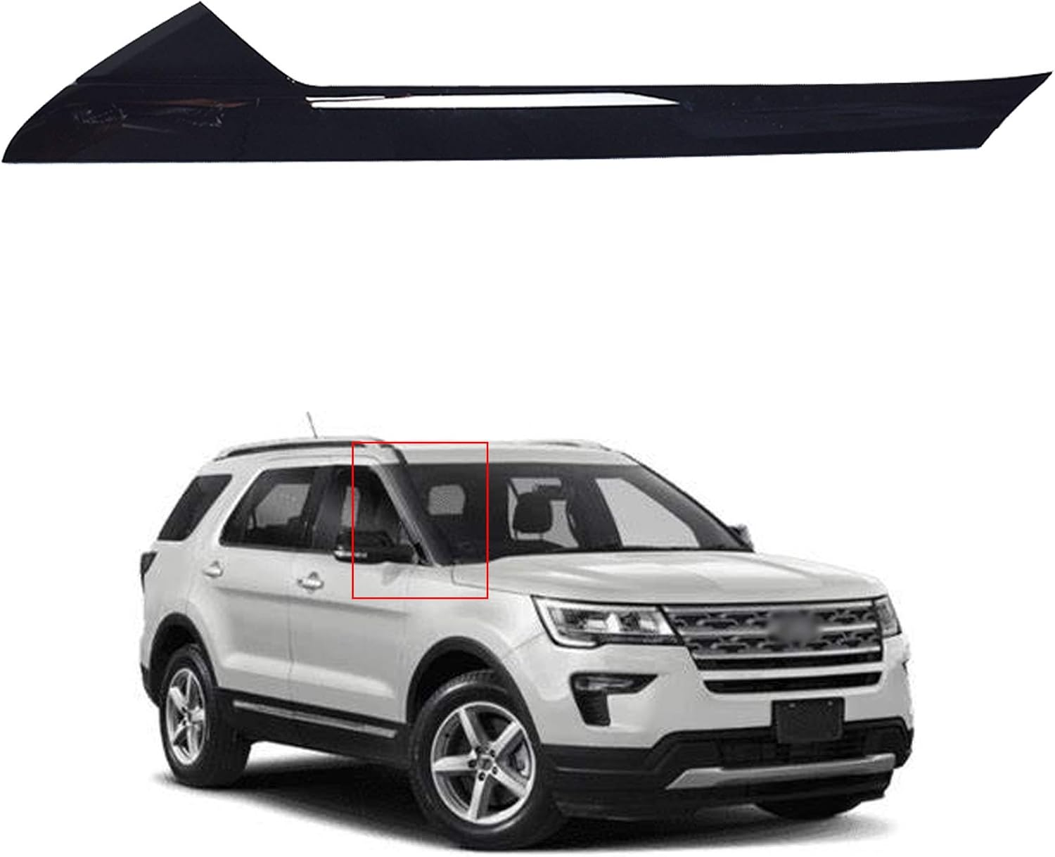 Front Windshield Outer Trim Molding Pack of 2 I770276