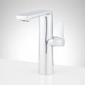 Chrome Single Hole Vessel Bathroom Faucet with Pop-Up Drain H982539
