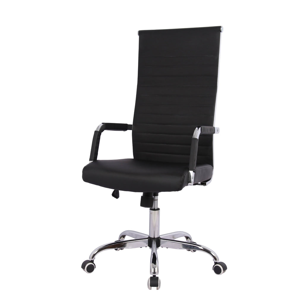 Black High Back Adjustable Executive Office Swivel Chair F640642
