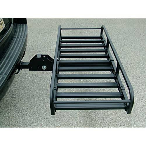 Folding Hitch Cargo Carrier with 400 lb Capacity E607
