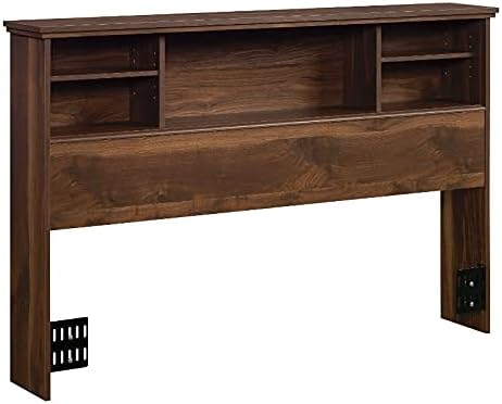 Glacier White Wooden Full-Queen Bookcase Headboard U17487