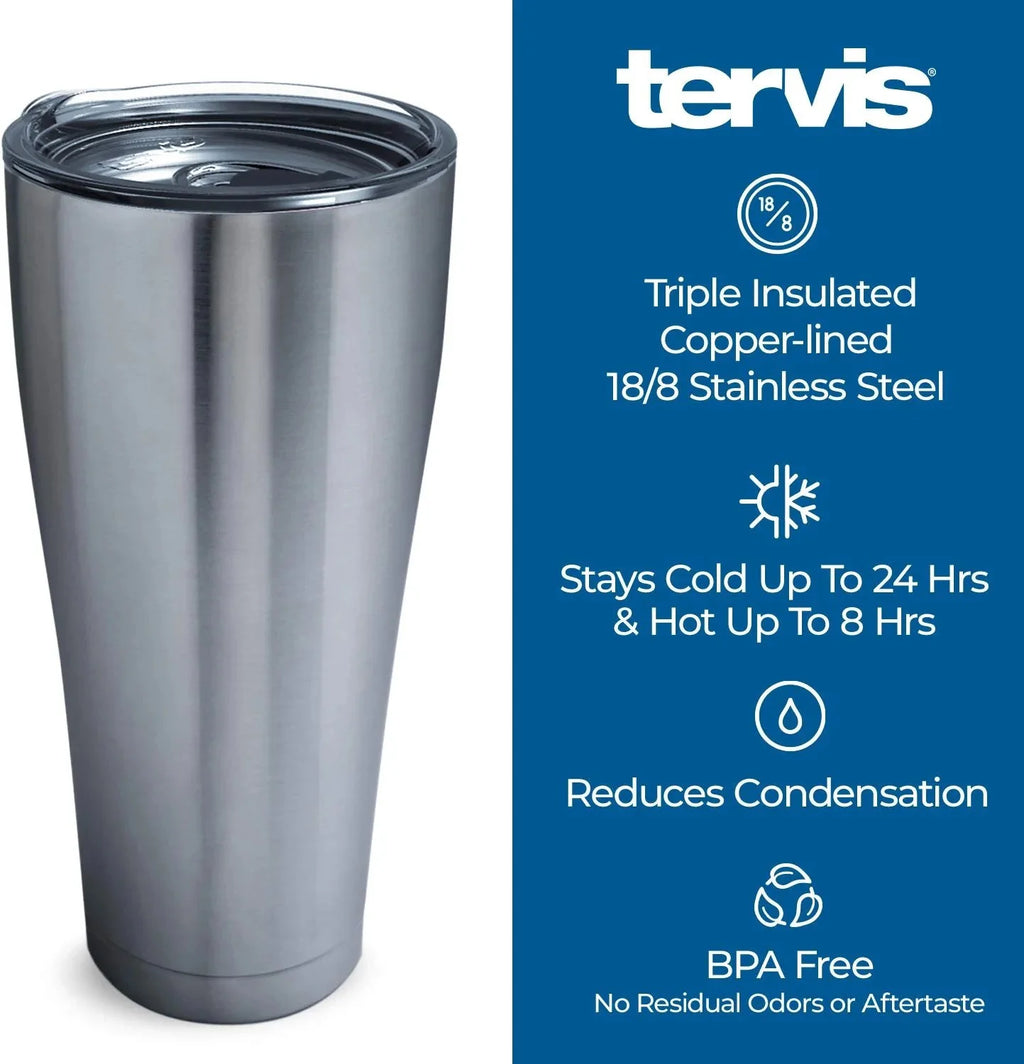 30oz Triple Walled Stainless Steel Insulated Tumbler Cup Q811446