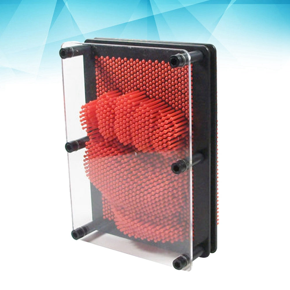 Large Size Red 3-Dimensional Pin Art Board Toy S140118