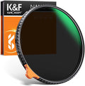 55mm Variable ND Filter ND2-ND400 with Multi-Layer Coatings AGC Glass Neutral Density Filter Pack of 2 H664