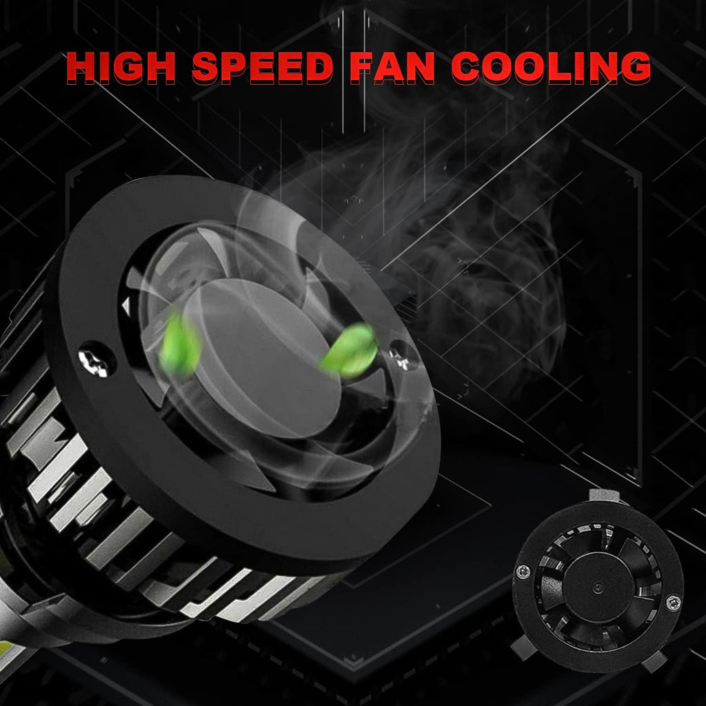 9005 High Beam + H11 Low Beam LED Headlight Bulbs Conversion Kits, 6000K Cool White, Pack of 4 G3460