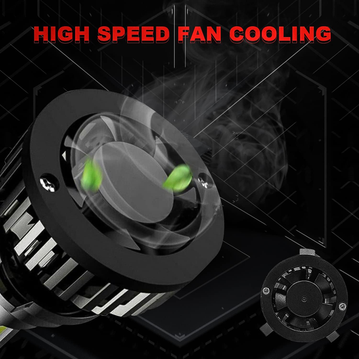 9005 High Beam + H11 Low Beam LED Headlight Bulbs Conversion Kits, 6000K Cool White, Pack of 4 G3460