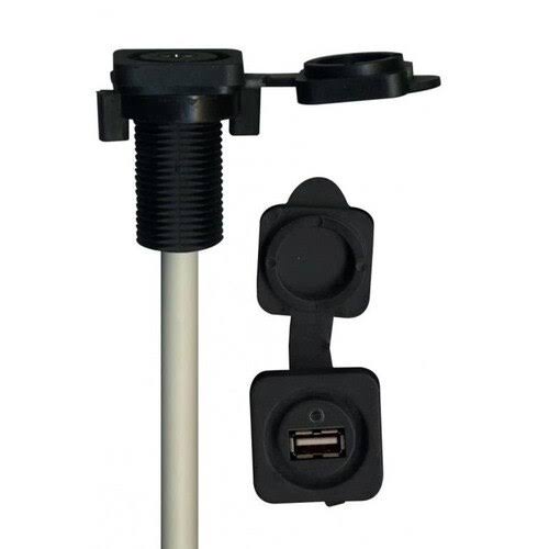 Black Marine Radio with Dash Kit and USB/AUX O18561