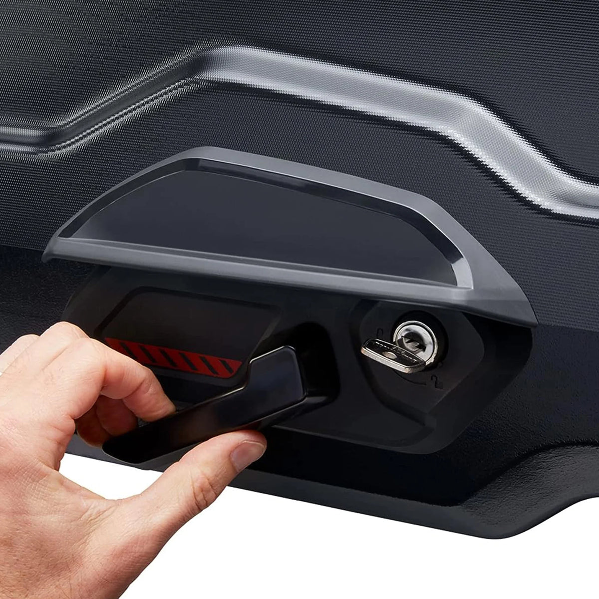 Black Rooftop Cargo Carrier Box I86523