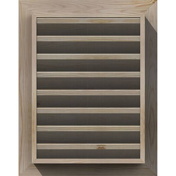 12-in W x 12-in H Vertical Gable Vent Unfinished Smooth Pine K355830