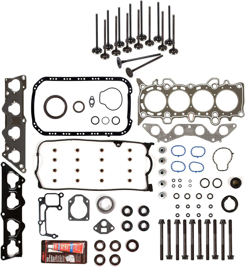 Full Gasket Set Head Bolts Intake Exhaust Valves Z8751
