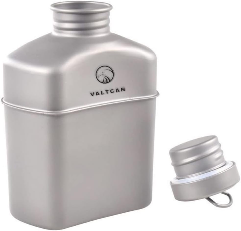 Titanium Canteen with Carry Case 1100ml 37oz Pack of 2 O9745