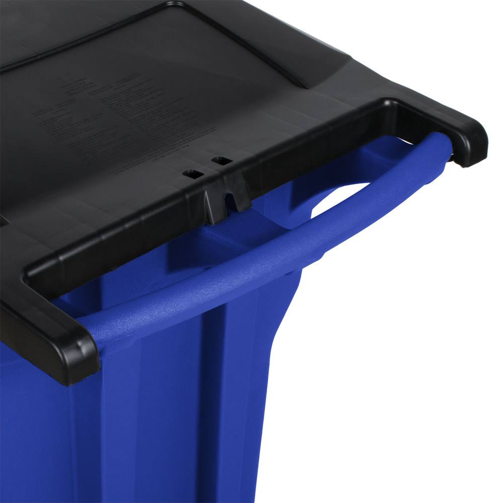 95 gal Blue Square Brute Rollout Container N57476