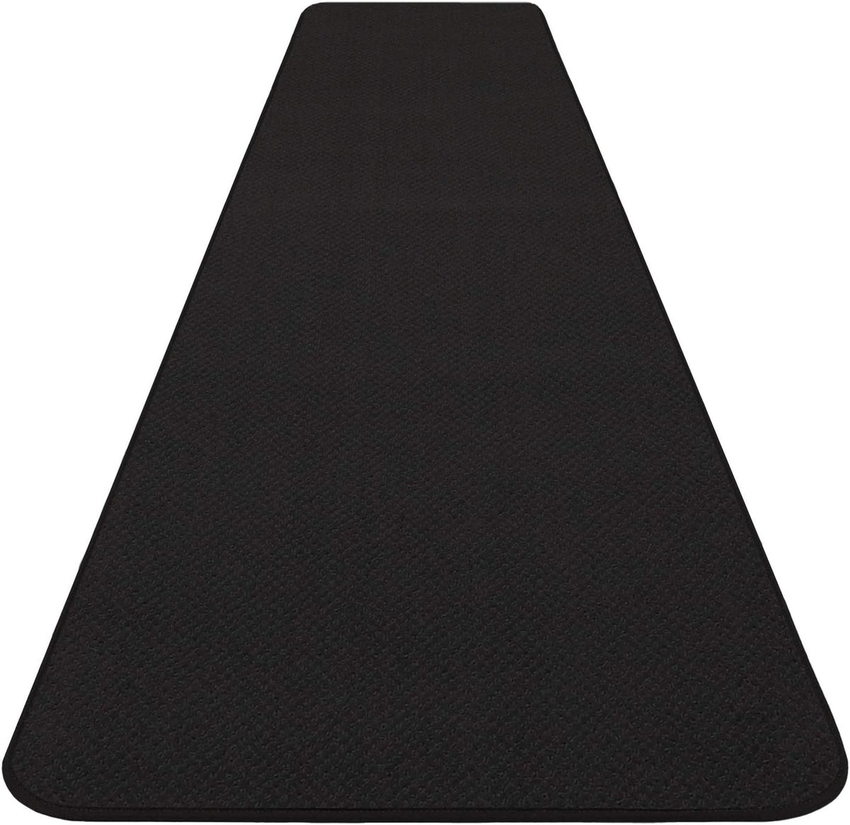Black 12 Feet X 27 Inches Skid-Resistant Carpet Runner S8249