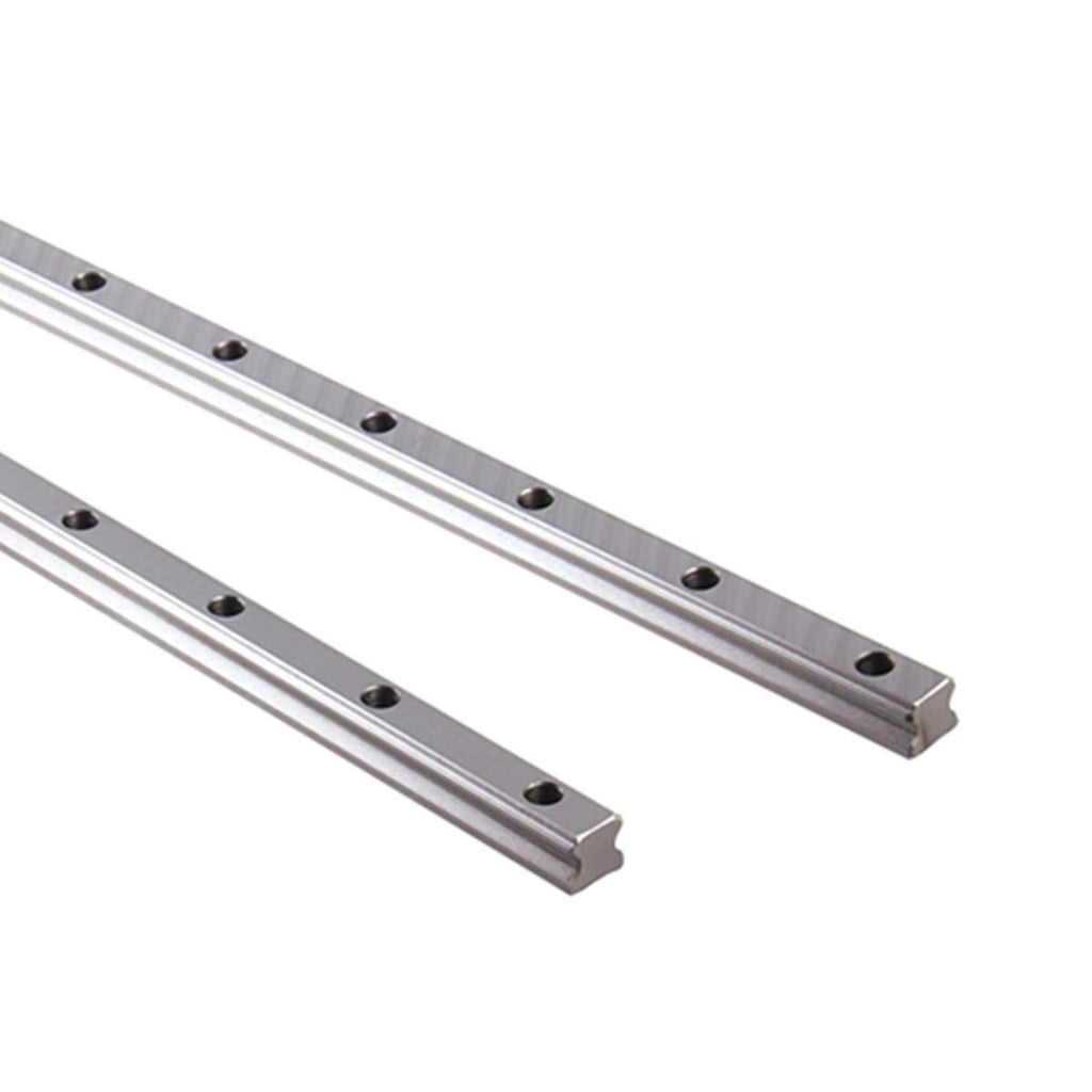 2Pcs HGR20-1200mm Linear Slide Guideway Rail + 4Pcs HGH20A Bearing Blocks Square Type Carriage for 20mm Linear Rail Set O550925