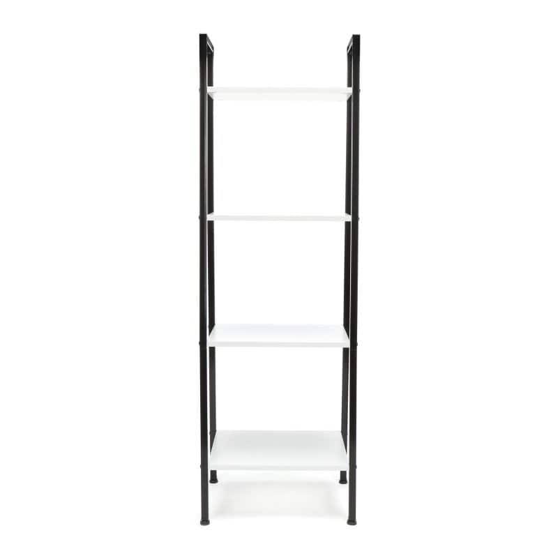 Brown 4 Shelf Ladder Bookcase M914420