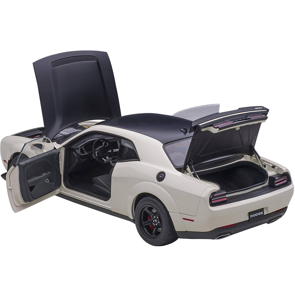 White and Satin Black 1/18 Model Car A634734