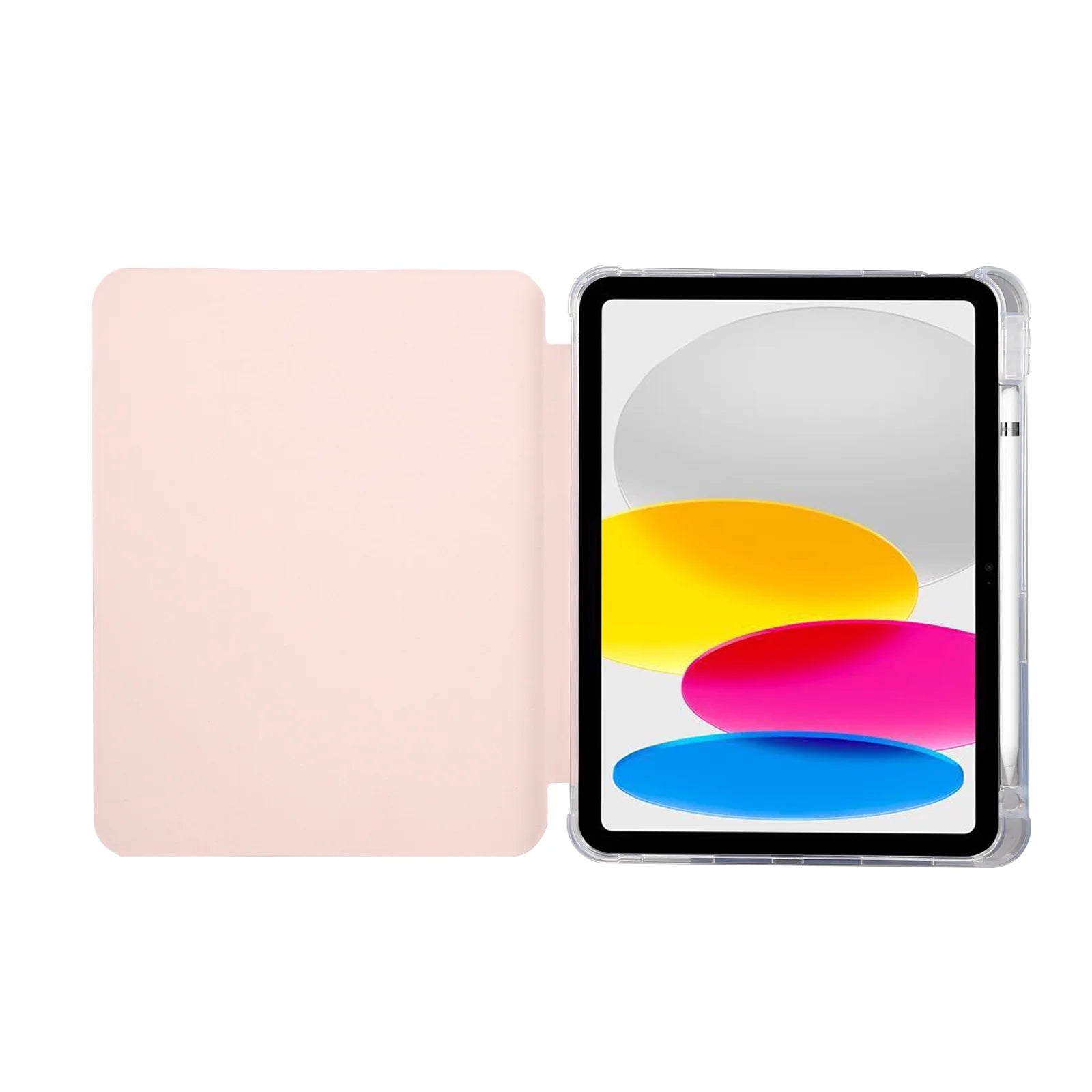 Pink Magnetic Shockproof Trifold Stand Case for iPad 10th Generation 10.9-inch C1110