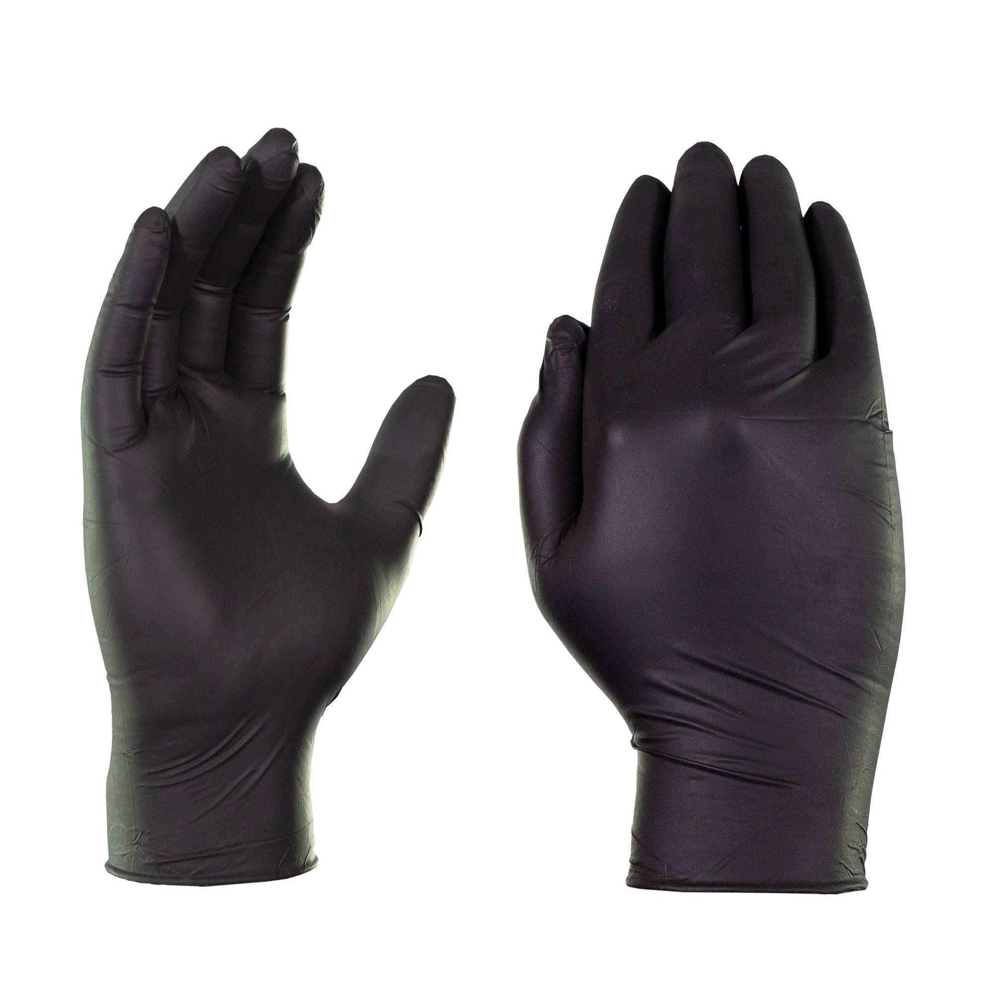 Black Nitrile Exam Gloves (Case of 1000) - Small C682