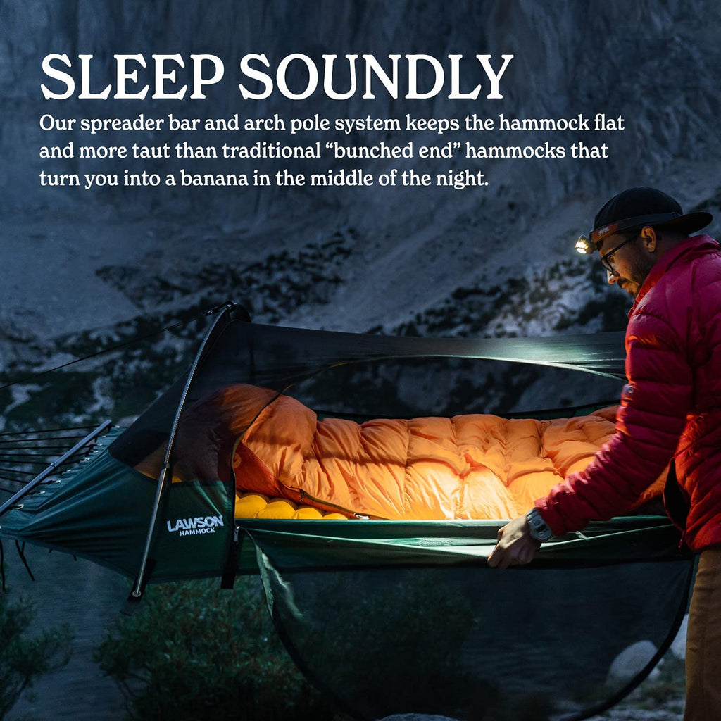 Forest Green Hammock & Strap Bundle Camping Hammock E464177