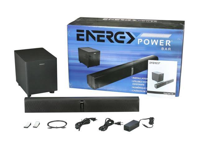 Satin Black Soundbar with Wireless Subwoofer B4873