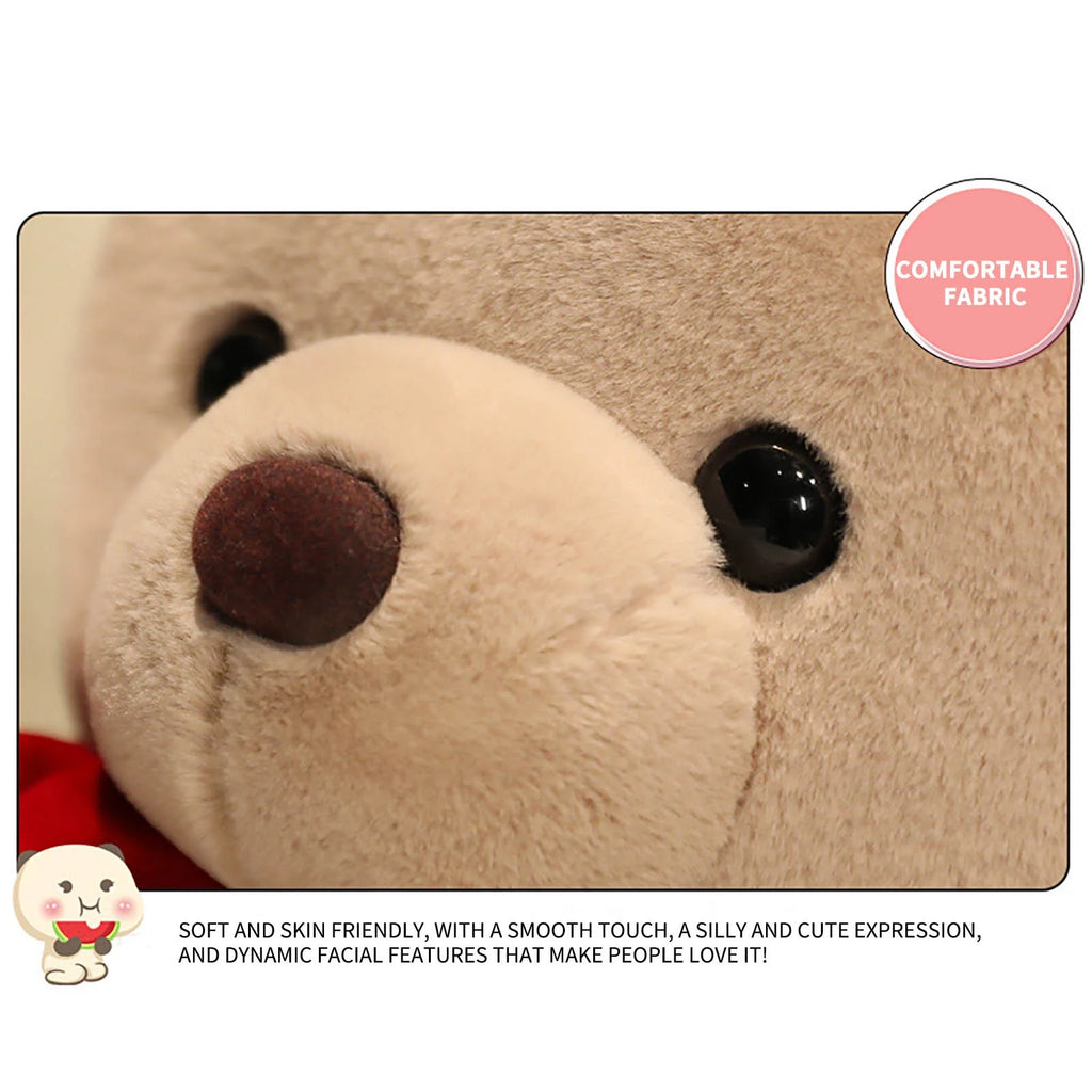 Teddy Bear Plush Toys with Rose Stuffed Animals B339413