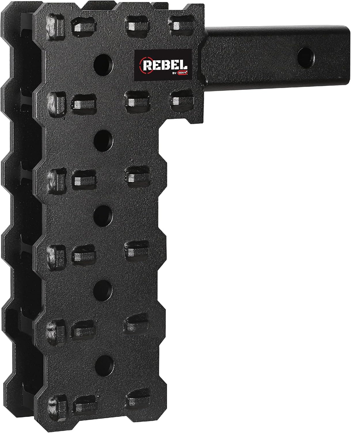 Tactical Series-2 Hollow Shank 5 Position 9.5 Drop 7k Plate Hitch Only O25677