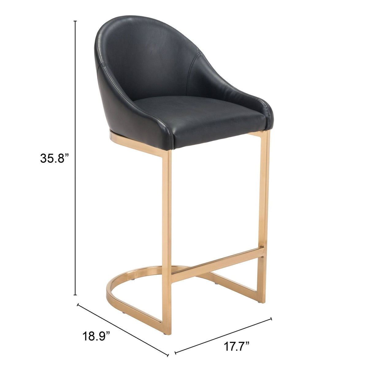 Brown Counter Chair B132