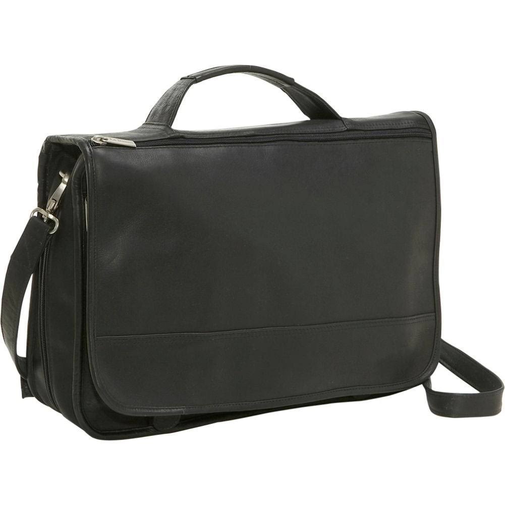 Leather Expandable Messenger R243