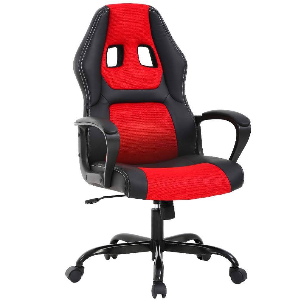 Red Ergonomic PU Leather Office Chair R945886