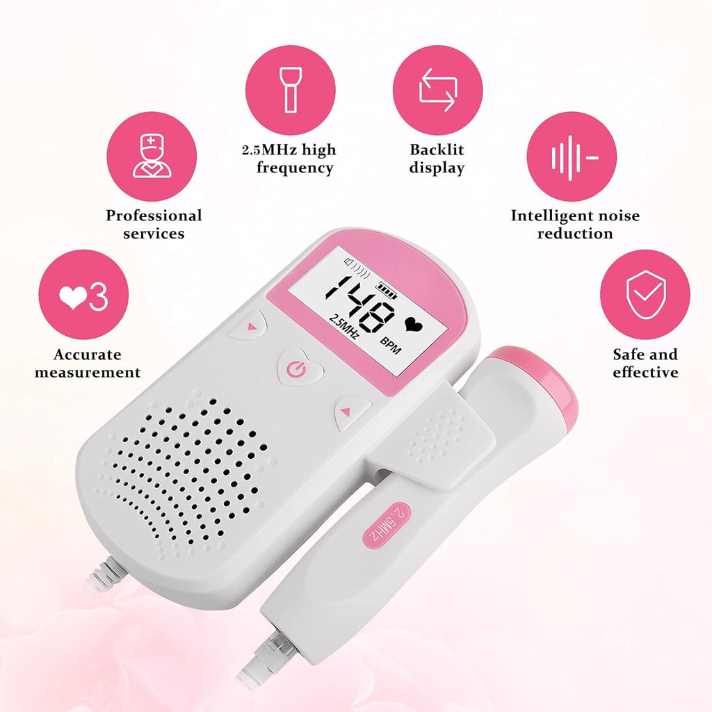 Fetal Heartbeat Monitor Doppler, Pack of 2 G521630