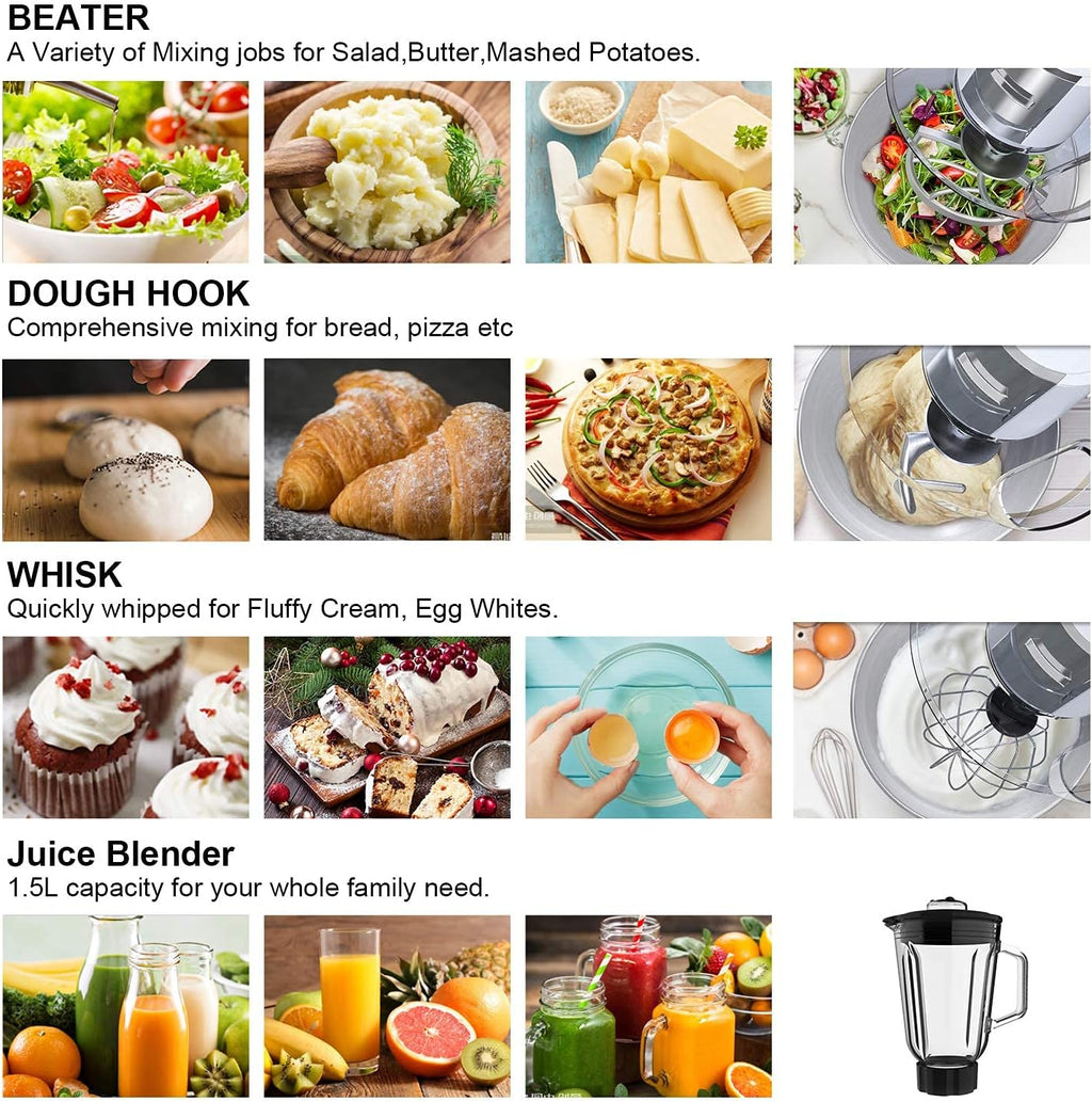 9 Accessories Multifunctional Kitchen Mixer R69829