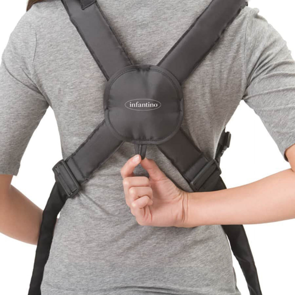 Black 2-Position Baby Carrier with Pocket Q199