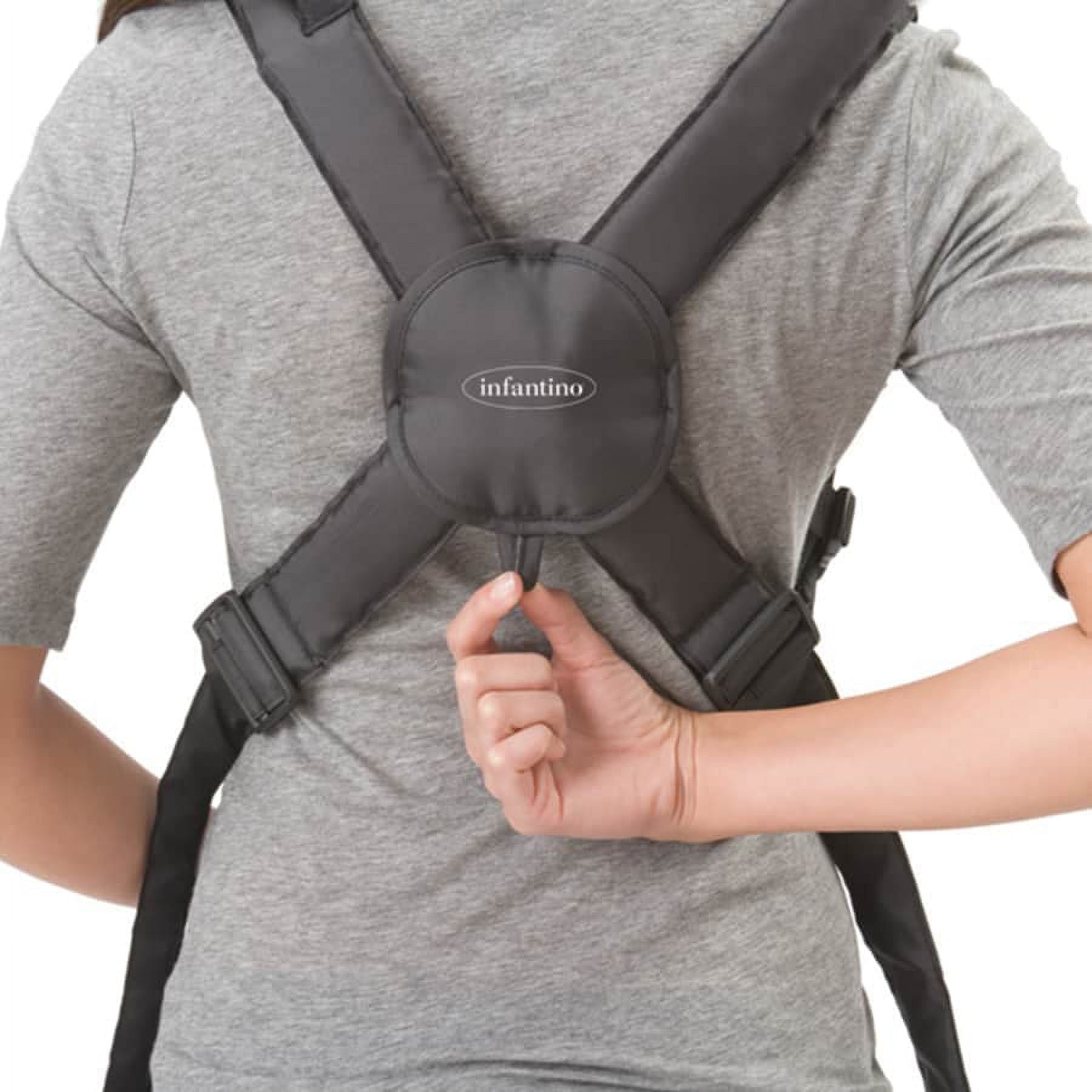 Black 2-Position Baby Carrier with Pocket Q199