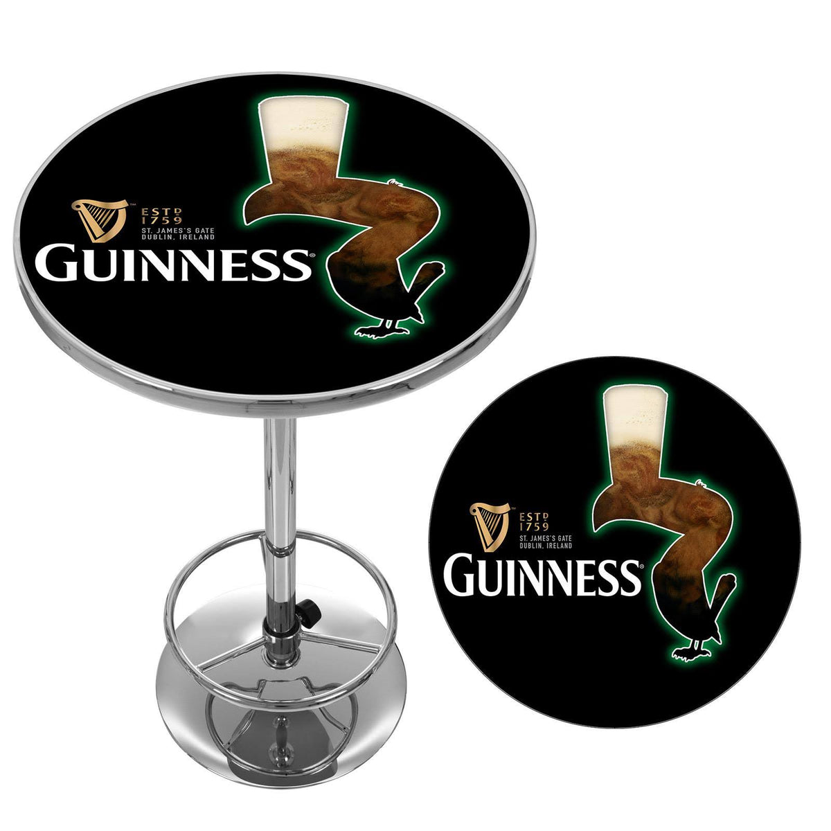 Chrome Pub Table T347