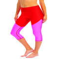 Racing Red/Fuschia Fever High Shine Capri D25500