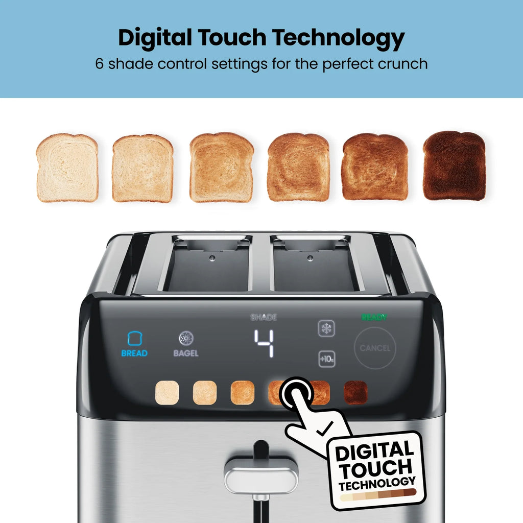 4 Slice Digital Toaster with Extra-Wide Slots R83372
