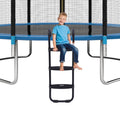 Trampoline Ladder with Wide Skid-Proof Steps Steel 165lbs Load X33040