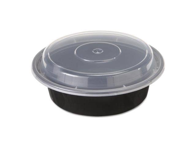 Black/Clear 12oz VERSAtainers, 150/Carton I4679