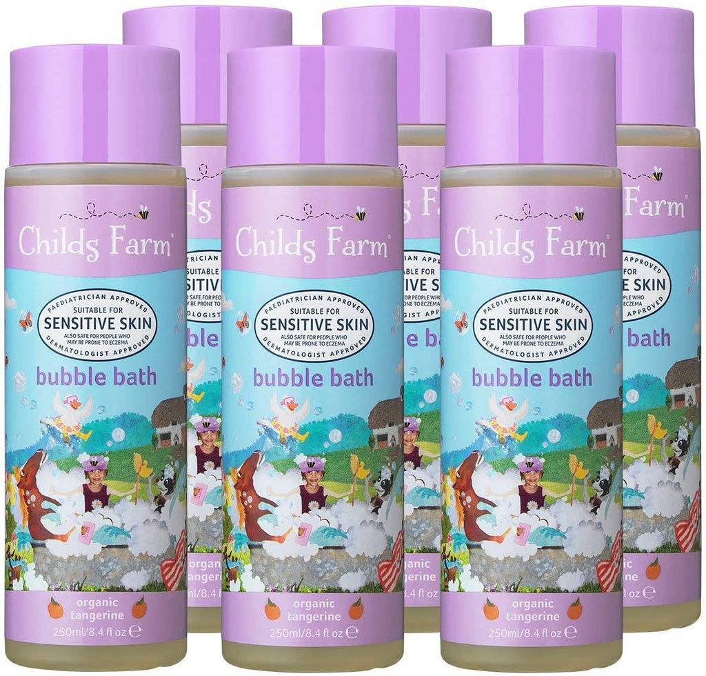 Organic Tangerine Bubble Bath 250ml Pack of 6 J843