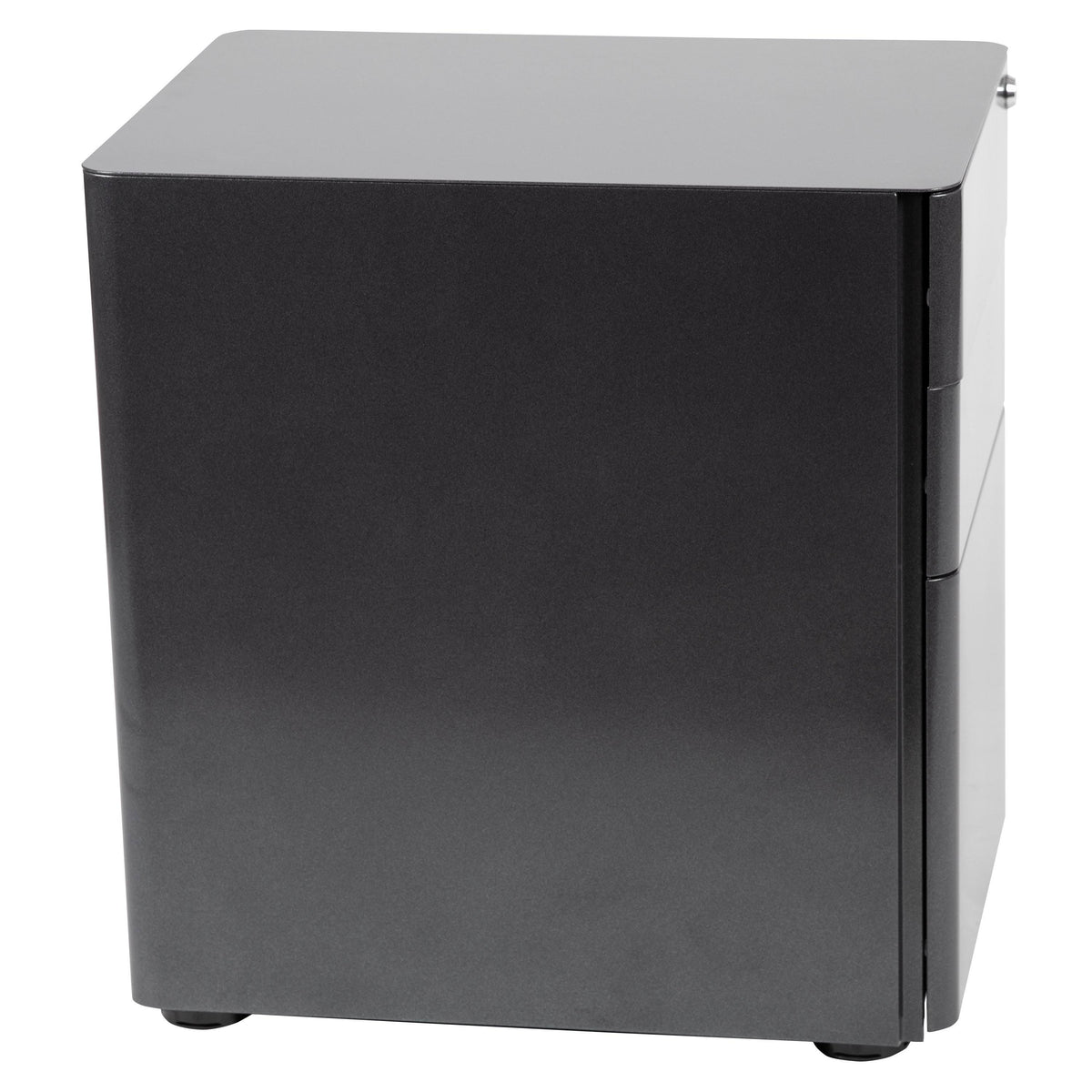 Black 3-Drawer Mobile Locking Filing Cabinet K4893