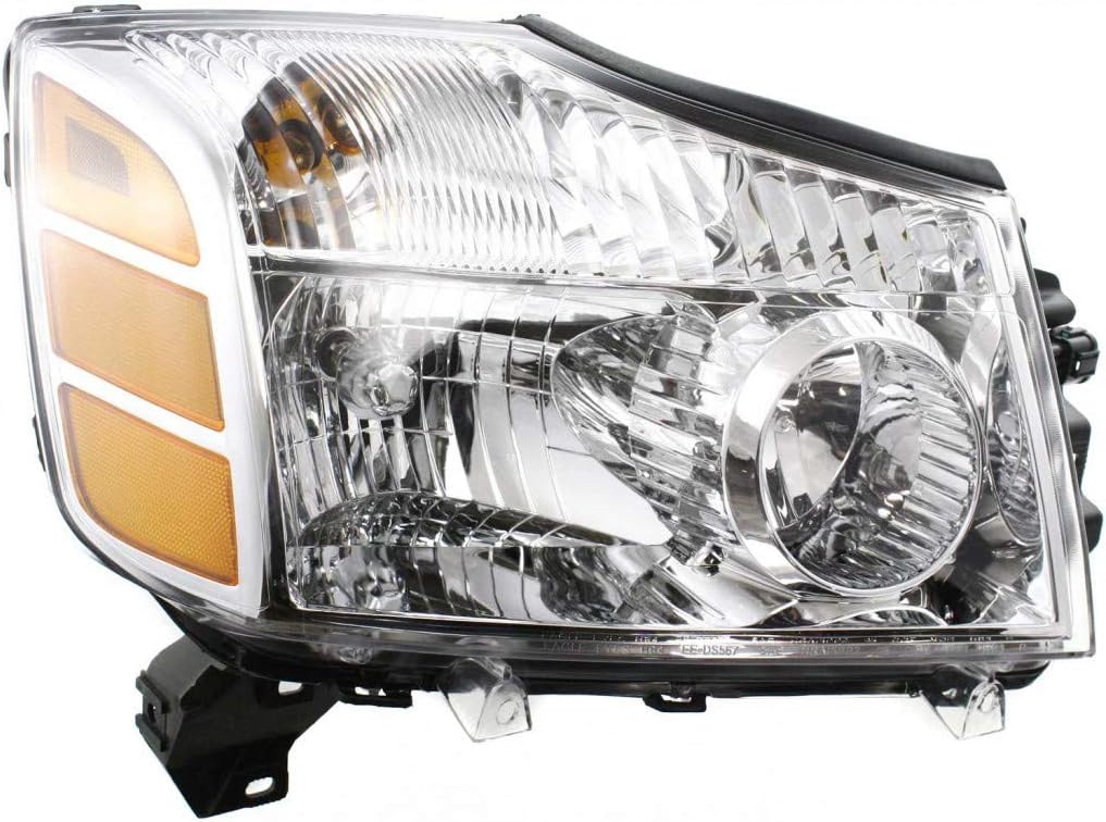 Passenger Side Halogen Headlight for Nissan Armada 2005 2006 2007 A110