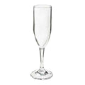 6 oz Clear Plastic Champagne Glass D954