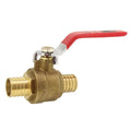 3/4 in. PEX Full Port Brass Ball Valve with Red Handle (10-Pack) E810
