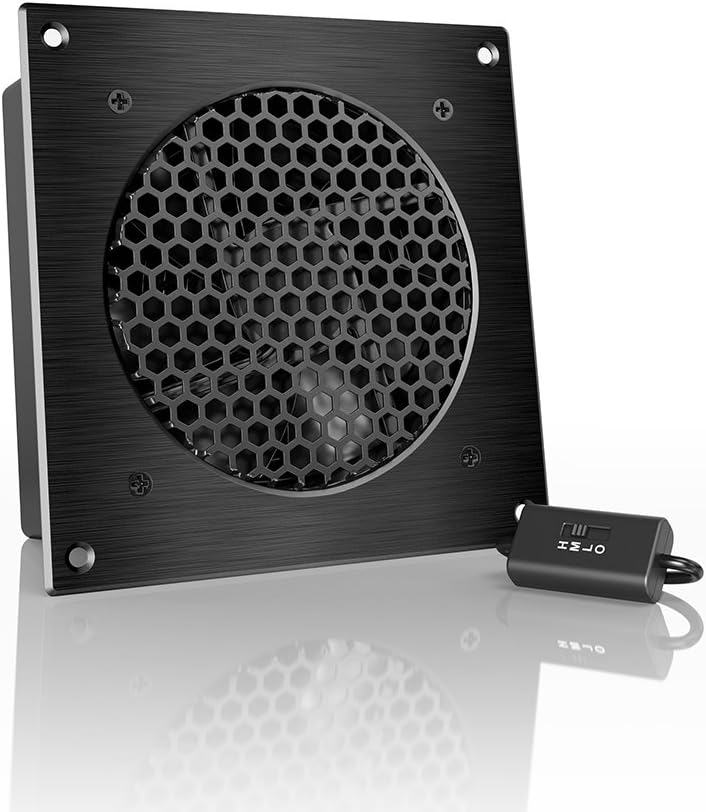 Quiet Cooling Fan System 4 with Speed Control, Pack of 2 M8008