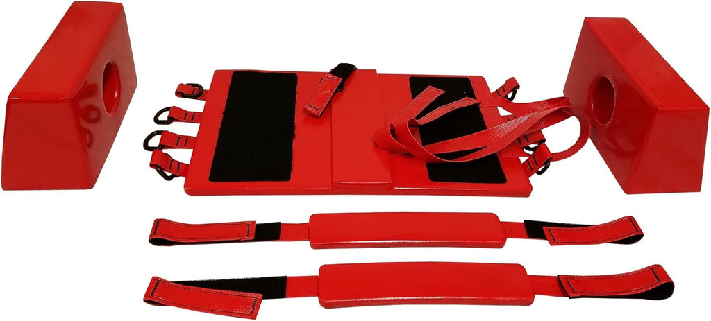 Orange Emergency Head Immobilizer with Straps Pack of 2 I604