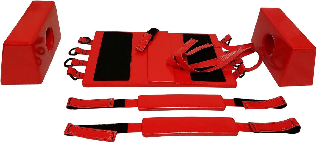 Orange Emergency Head Immobilizer with Straps Pack of 2 I604