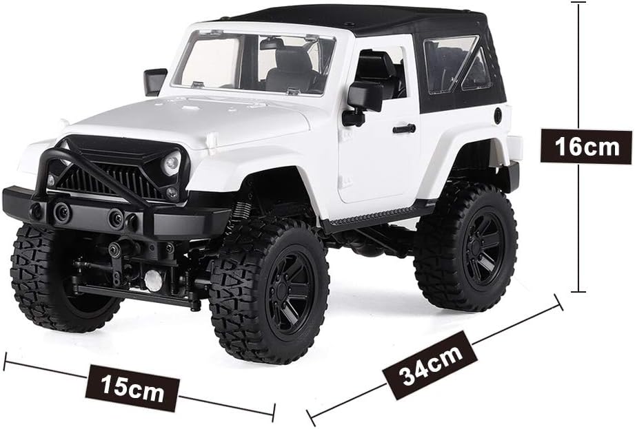 White Hardtop 4WD 30km/h RC Car, Pack of 2 Z7591