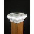 White LED Post Cap Deck Lighting J667348